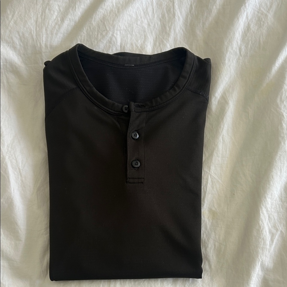 Men’s Lululemon Metal Tech LS Henley Shirt